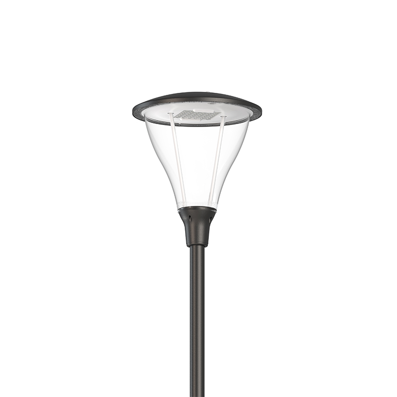 Luminaria de parque estilo moderno con tazón de PC